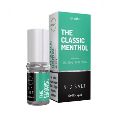 THE CLASSIC MENTHOL iBreathe Nic Salt E-Liquid | 20mg - 10ml